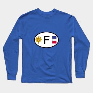 France car country code Long Sleeve T-Shirt